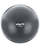 Фитбол высокой плотности STARFIT Pro GB-107 антивзрыв, 1400 гр, серый, 75 см Starfit УТ-00018980