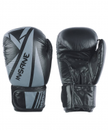 Перчатки боксерские Insane ARES кожа черный 10 oz УТ-00020341