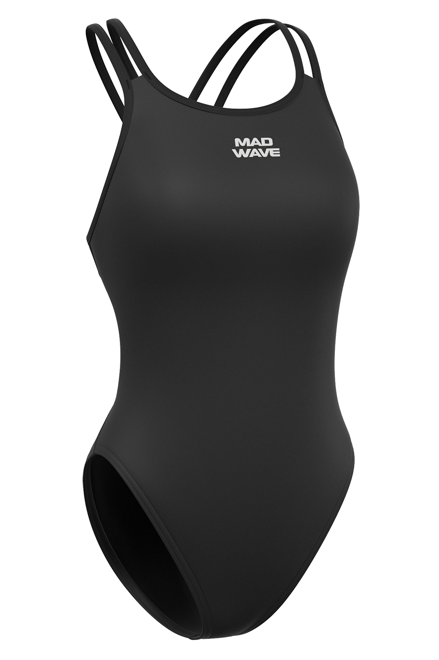 Купальники спортивные однотонные (женщины)