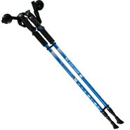 Палки для скандинавской ходьбы 2-х секционные с чехлом (синие) до 1,35м Телескопическая R18141 -PRO 10014697