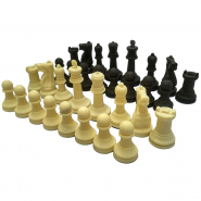 Набор шахматных фигур матовый пластик 6 см D26162 10015314