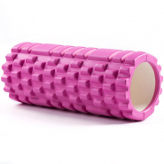 Ролик для йоги (розовый) 33х15 см ЭВА/АБС B33106 10015343