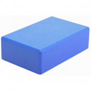 Блок для йоги полумягкий (синий) 76х152х228мм из вспенненого эва 10015425