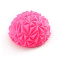 C33512-2 Полусфера массажная круглая надувная (розовая) (ПВХ) d-16,5см