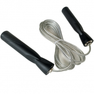 Скакалка Sportex Трос с подшипником 2,8 м. пластиковые ручки (черная) C33278 10017086