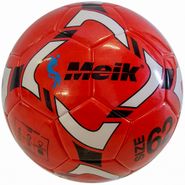 C33393-1 Мяч футзальный №4 Meik (красный) 4-слоя, TPU+PVC 3.2,  410-450 гр., термосшивка 10017123