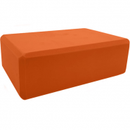 Блок для йоги полумягкий оранжевый Sportex BE100-6 223 х 150 х 76 мм 10018500
