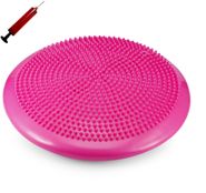 Полусфера массажная овальная надувная Sportex d-33см MSG100-7 (розовая) (ПВХ) 10018618