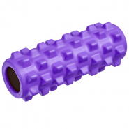 Ролик для йоги полнотелый Sportex (фиолетовый) 33х12 см ЭВА/ПВХ/АБС B33091 10019104
