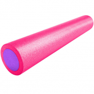 Ролик для йоги полнотелый 2-х цветный (розовый/фиолетовый) 90х15 см. (B34499) PEF90-11 10019274