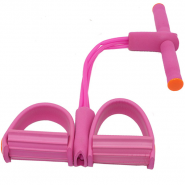 Эспандер многофункциональный с петлями для ног (розовый) B34485 10019296