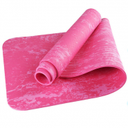 Коврик для йоги ТПЕ 183х61х0,6 см (розовый гранит) (B34524) TPEM6-105 10019367