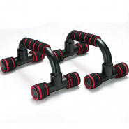 Упоры для отжимания Sportex с неопреновыми ручками пластиковые (красный) (D34484) PUSH-400-4 10019433