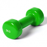 Гантель виниловая Sportex B35016 York 2 кг (зеленая) 10019651