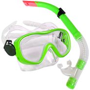 E33109-2 Набор для плавания юниорский маска+трубка (ПВХ) (зеленый) 10019981