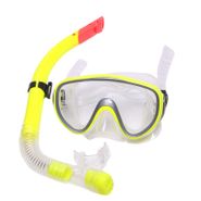 Набор для плавания взрослый маска+трубка E33110-3 (ПВХ) (желтый) 10019986