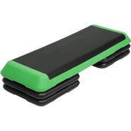 STPRO201-3C Степ платформа обрезиненная Профи, 3-х уровневая (зеленая) 10020073