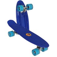 Скейтборд пластиковый 56x15 см со светящимися колесами Sportex E33098 (синий) (SK506) 10020096