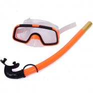 Набор для плавания детский маска+трубка (ПВХ) (оранжевый) E33168 10020247