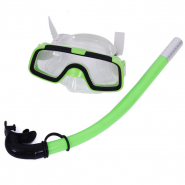 Набор для плавания детский маска+трубка (ПВХ) (зеленый) E33168 10020248