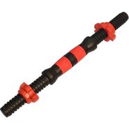 E29510 Гриф с гайками пластиковый (d 25) 36 см. (красный) E29510 10020448