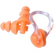 E36867-5 Набор для плавания в боксе, беруши и зажим для носа (оранжевый) 10020485