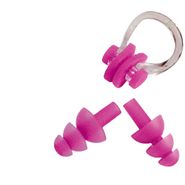 E36868-2 Набор для плавания в zip-lock, беруши и зажим для носа (розовый) 10020488