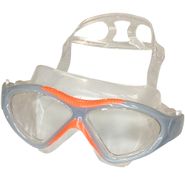 E36873-11 Очки маска для плавания взрослая (серо/оранжевые) 10020541