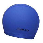 R18191 Шапочка для плавания "Fisslove" (ПУ) (синяя) 10020980