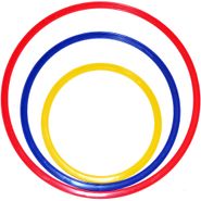 Обруч плоский 30 см (желтый) E33534 10020985