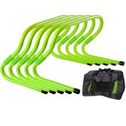 Барьеры тренировочные Sportex 15-30 см (5 штук в сумке) (зеленый Neon) E33553-ST 10020995