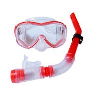 Набор для плавания взрослый маска+трубка (ПВХ) E39248-2 (красный) 10021101