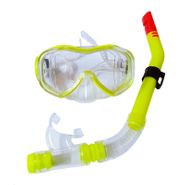 Набор для плавания взрослый маска+трубка (ПВХ) E39248-3 (желтый) 10021102