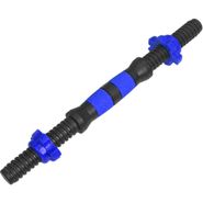 Гриф с гайками пластиковый (d 25) 36 см E29510 (синий) 10021105