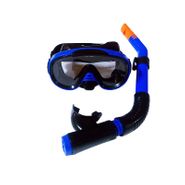 Набор для плавания юниорский маска+трубка (ПВХ) E39245-1 (синий) 10021107