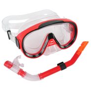 Набор для плавания юниорский маска+трубка (ПВХ) E39246-2 (красный) 10021112