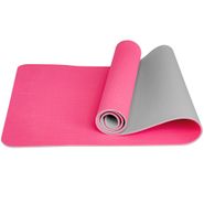 Коврик для йоги ТПЕ 183х61х0,6 см (розово/серый) E39309 10021163