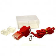 Свисток Classic пластиковый в боксе, без шарика, на шнурке (красный) E39267-2 10021273