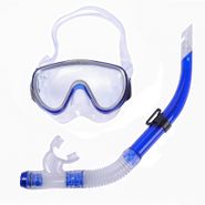 Набор для плавания взрослый маска+трубка (ПВХ) (синий) E39224 10021305