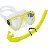 Набор для плавания взрослый маска+трубка (ПВХ) (желтый) E39231 10021312