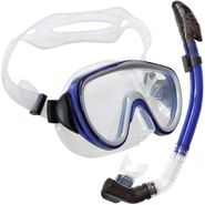Набор для плавания взрослый маска+трубка (Силикон) (синий) E39241 10021321
