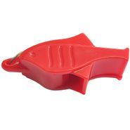 Свисток Дельфин пластиковый в боксе, без шарика, на шнурке (красный) E39266-2 10021401