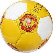 E40759-4 Мяч футбольный "Man Utd", машинная сшивка (желто/белый) 10021800