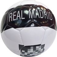 E40770-3 Мяч футбольный "Real Madrid", машинная сшивка (черно/белый) 10021803