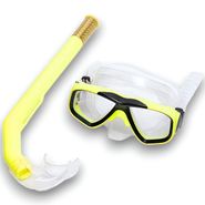 E41217 Набор для плавания детский маска+трубка (ПВХ) (желтый) 10021812