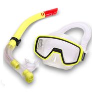 E41226 Набор для плавания детский маска+трубка (ПВХ) (желтый) 10021821