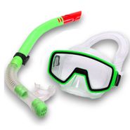 E41227 Набор для плавания детский маска+трубка (ПВХ) (зеленый) 10021822