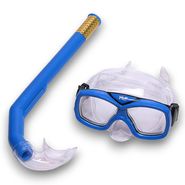 E41234 Набор для плавания детский маска+трубка (ПВХ) (синий) 10021829