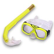 E41235 Набор для плавания детский маска+трубка (ПВХ) (желтый) 10021830