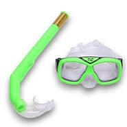 E41236 Набор для плавания детский маска+трубка (ПВХ) (зеленый) 10021831